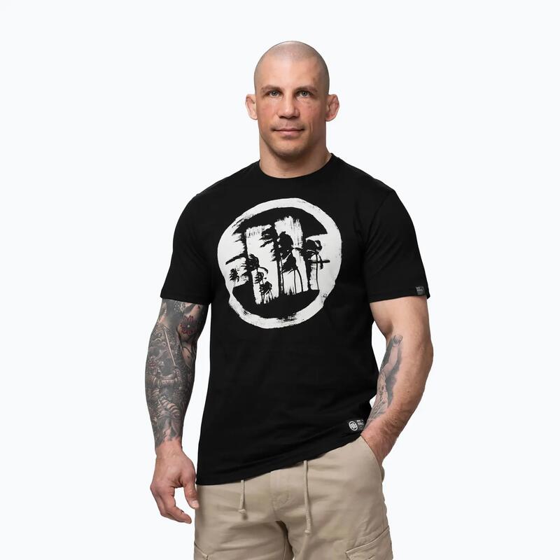 Tricou bărbați Pitbull Logo Palms