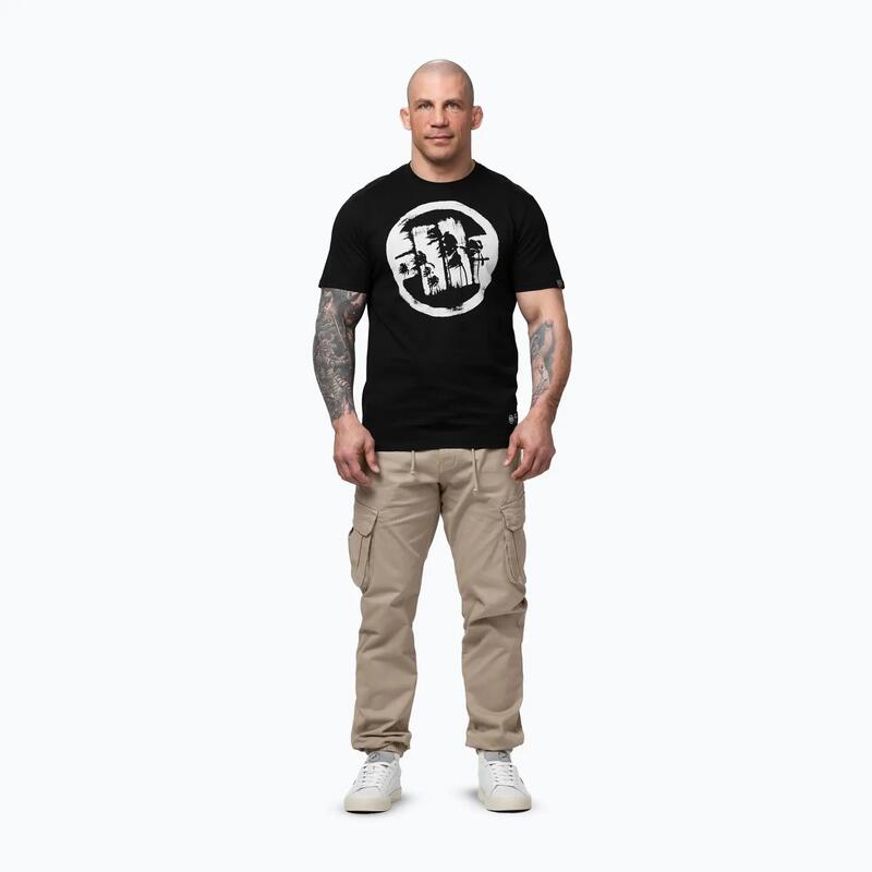 Tricou bărbați Pitbull Logo Palms