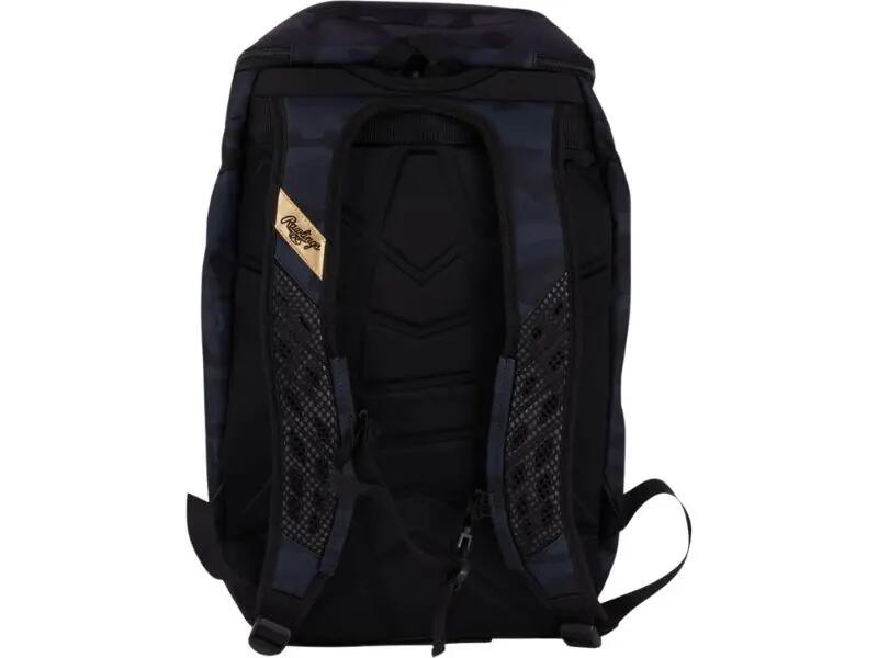 Rawlings GCBKPK Gold Collection Backpack Color Black Camo 4/4