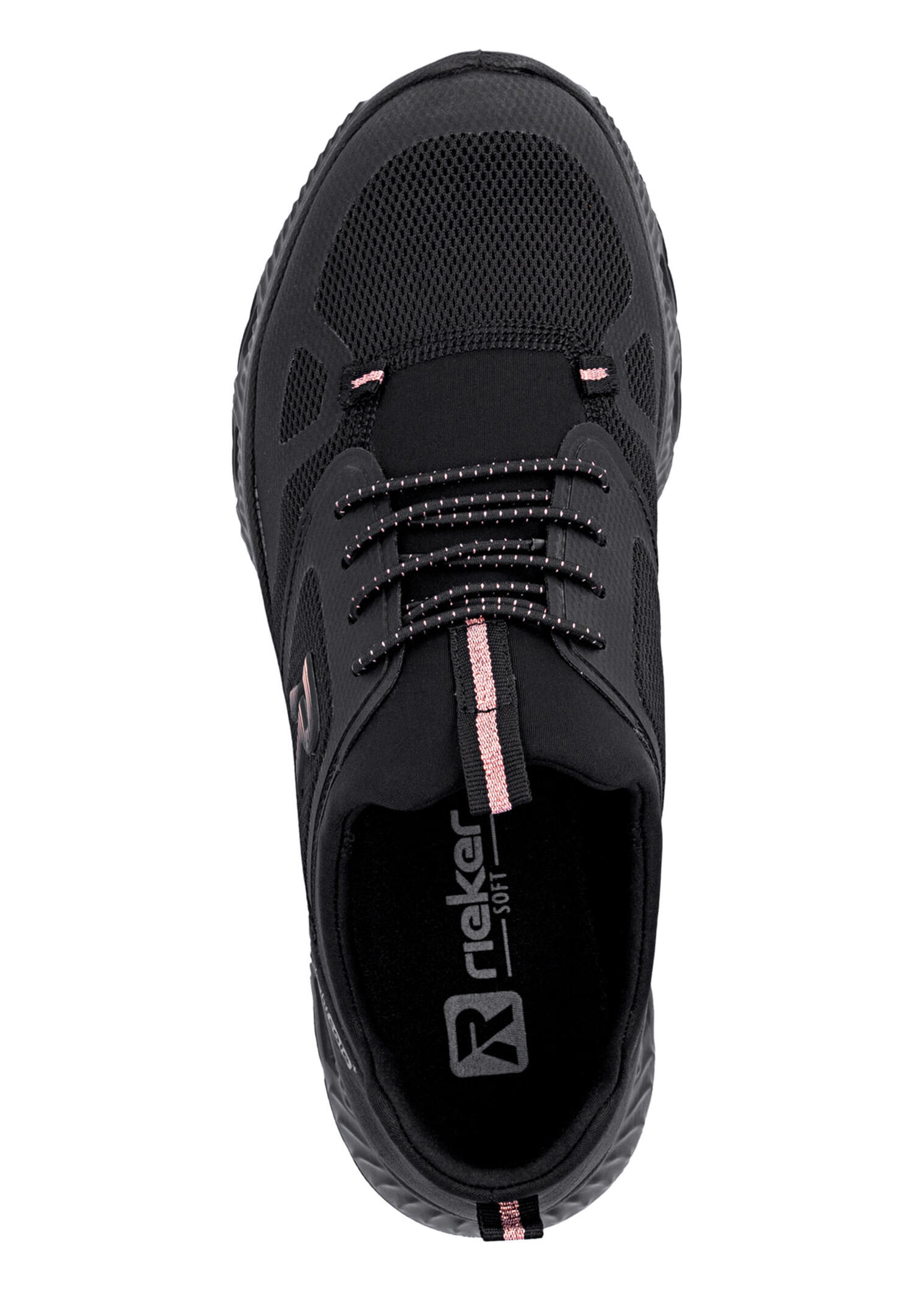 Rieker Damen Slipper Sneaker vegan MemoSoft Gummizug M6078-00 Black 3/7