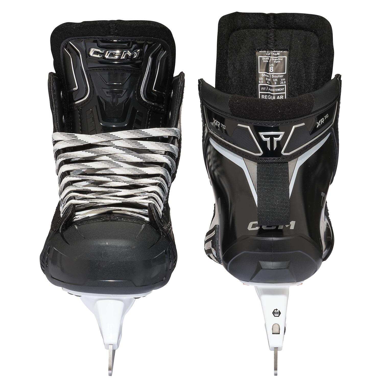 Tacks XR70 - Keeper Schaatsen - Volwassenen- Zwart - Wit - - Regular 4/7