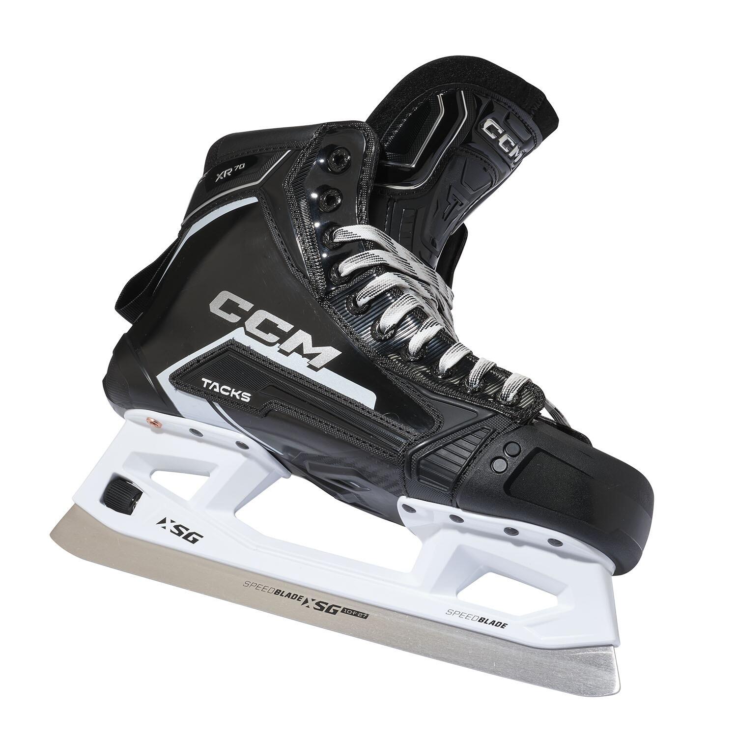 Tacks XR70 - Keeper Schaatsen - Volwassenen- Zwart - Wit - - Regular 3/7
