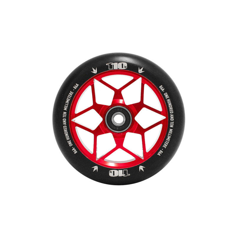 BLUNT Roda de Scooter | Diamante (x1) | Vermelha | 110mm | Blunt Scooters