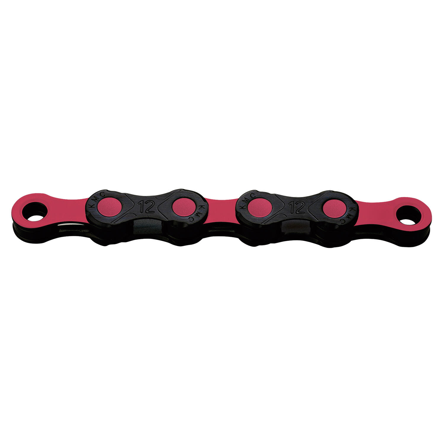 KMC DLC12 WAXED 12-fach Fahrradkette Schwarz/Pink - Gewachste Kette mit DLC-B... 4/7