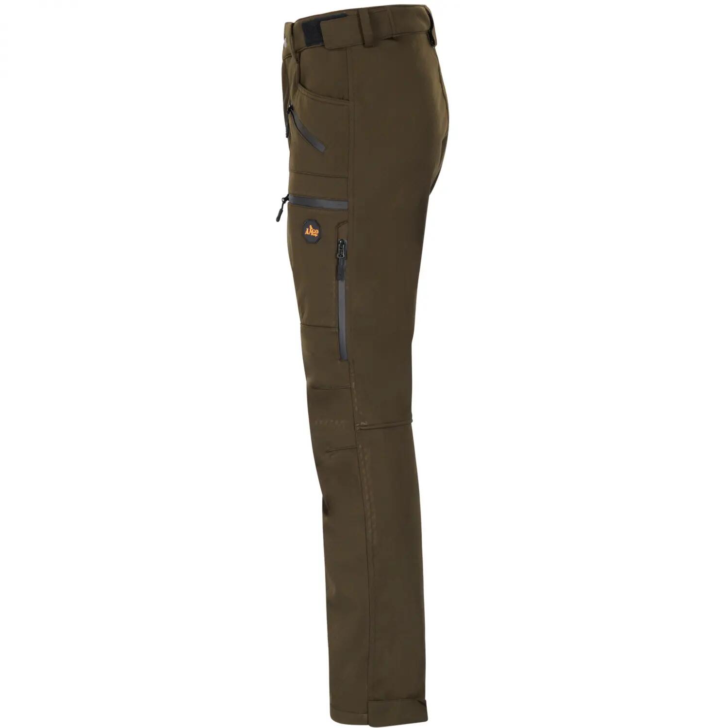 Herren - Outdoor - Funktionshose - wasserdicht, winddicht, silent - Shawk - oliv 2/5