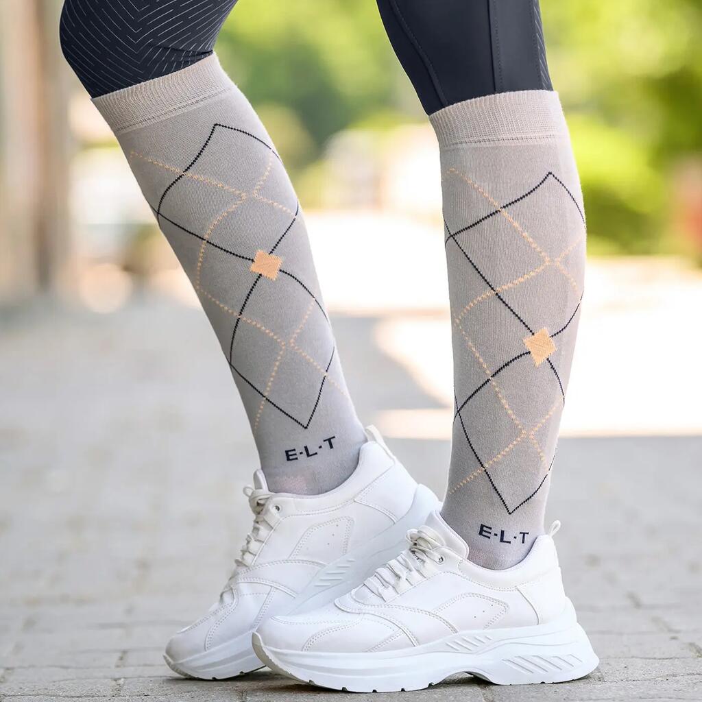 Riding socks woman ELT Argyle