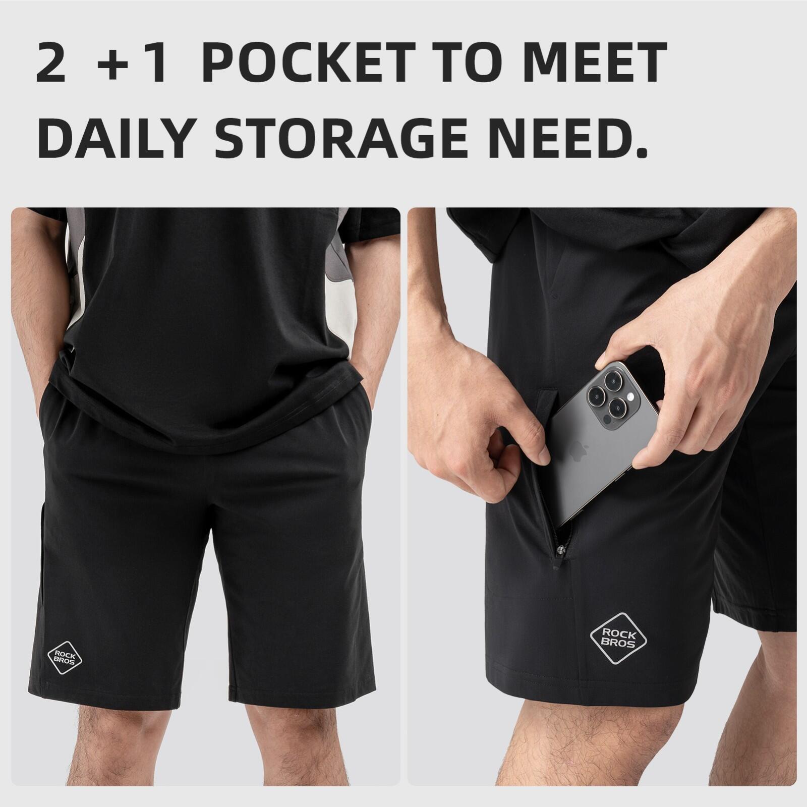 ROCKBROSFahrradshorts mit Gepolsterte Atmungsaktiv Freizeit 8/8