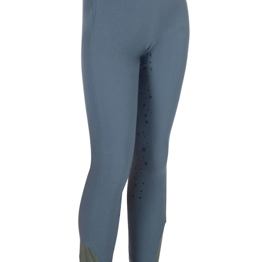 Girls' full grip riding leggings HKM Kids Pony Dream II