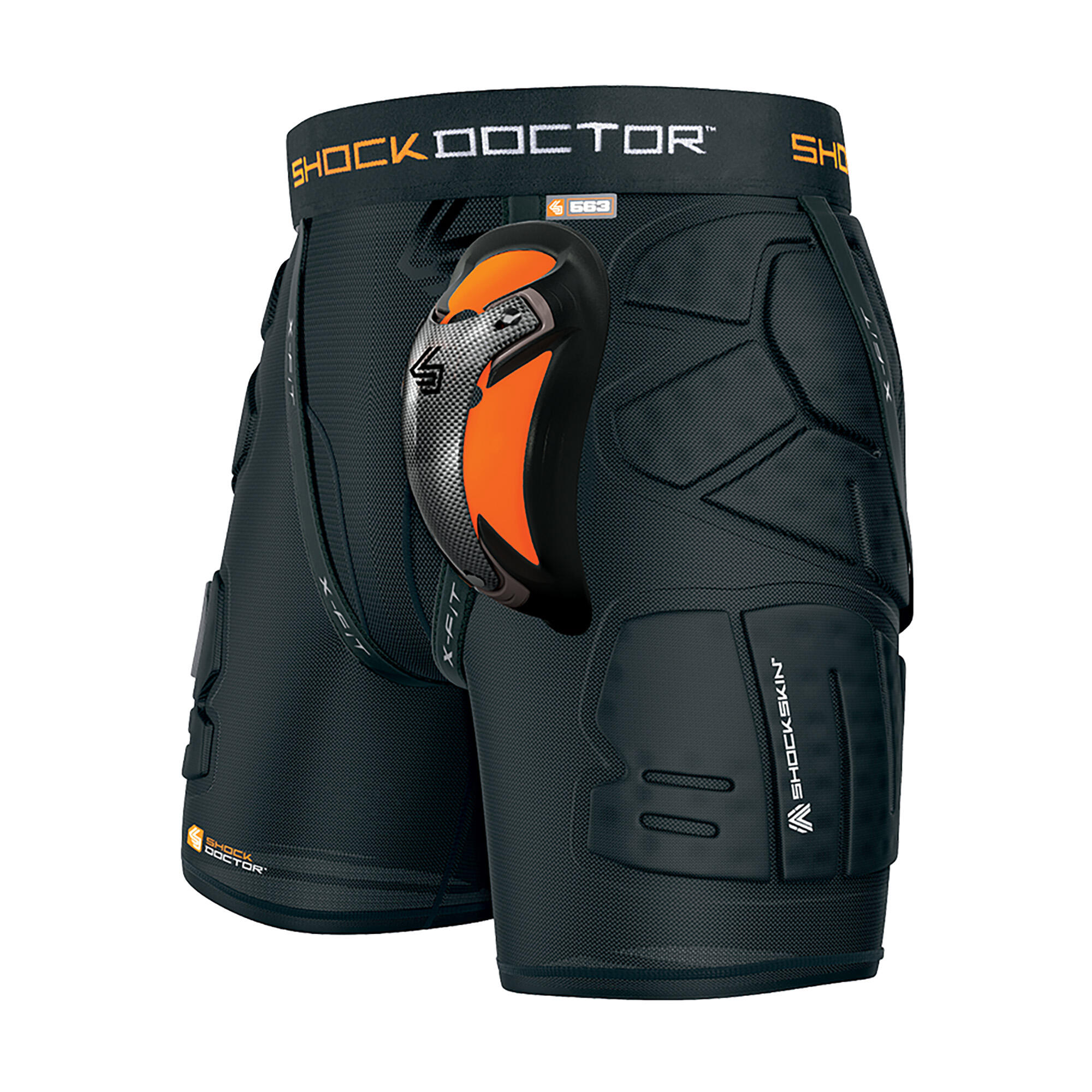 Shorts para esportes de combate Shock Doctor Ultra Pro Shockskin Impact com 2/2