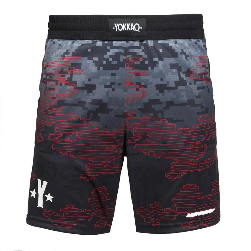Pantaloni scurți de antrenament pentru bărbați YOKKAO New Camo Workout