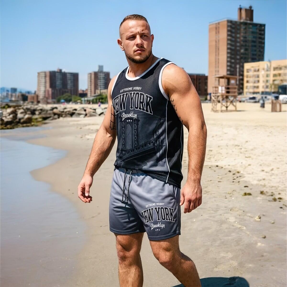 Débardeur de basket pour homme EXTREME HOBBY NEW YORK 2/7