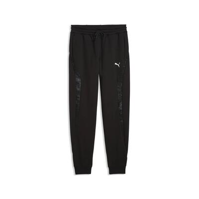 Puma sport fleece sweatpants met camouflageprint voor heren puma