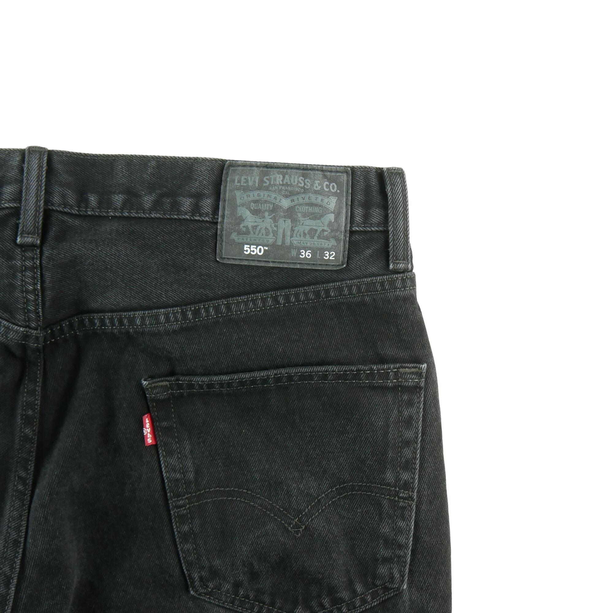 Refurbished - Levi Strauss Herren Jeans W36/L32 550 Relaxed Fit - Wie neu 7/7