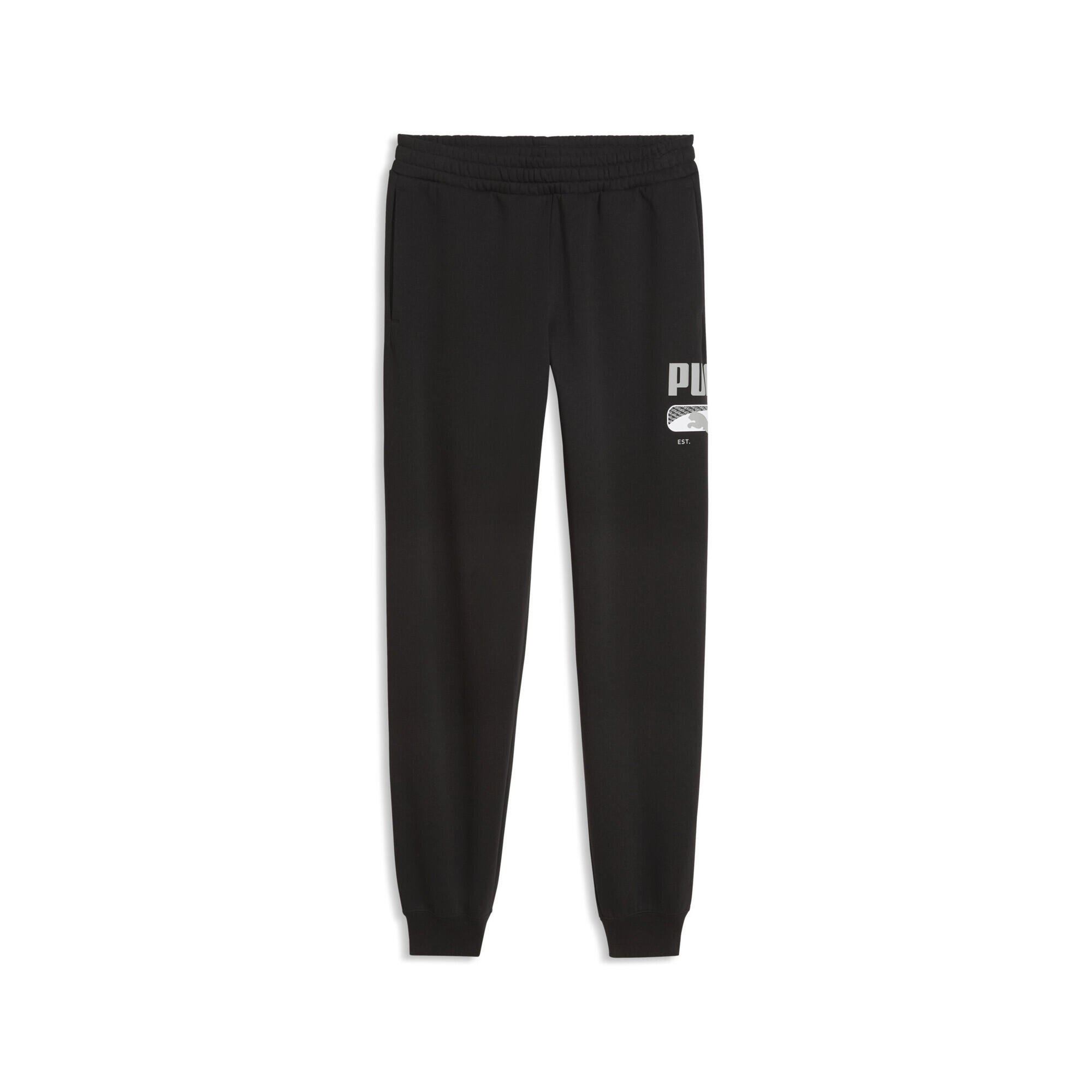 Pantaloni de trening din fleece PUMA Sport Logo Play pentru bărbați PUMA