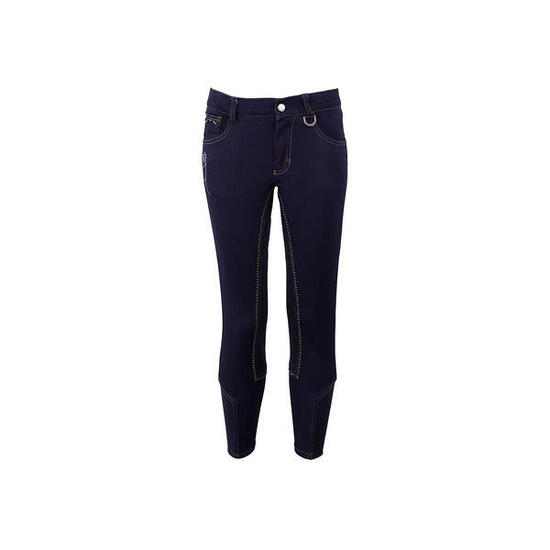 Culotte d'équitation BR Marley pour enfants, fond en microfibre