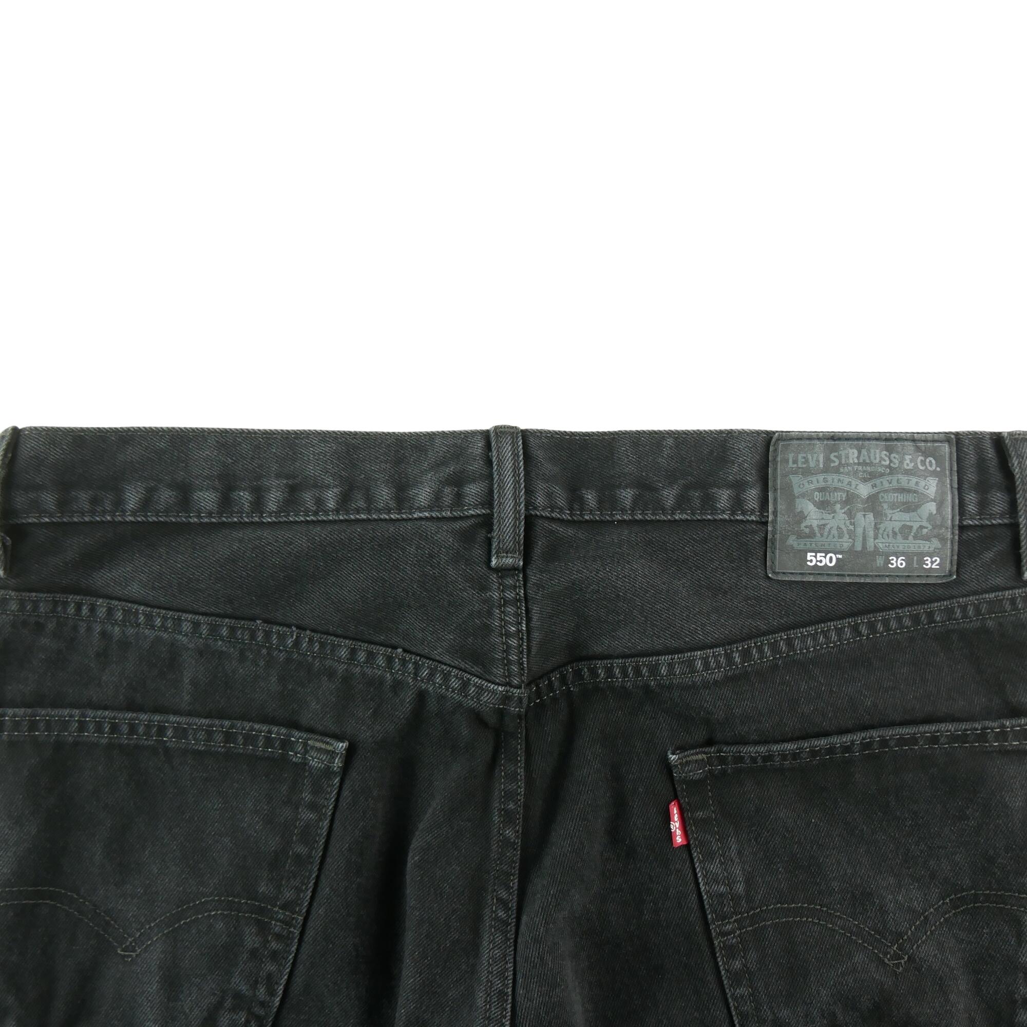 Refurbished - Levi Strauss Herren Jeans W36/L32 550 Relaxed Fit - Wie neu 4/7