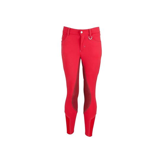 Culotte d'équitation BR Marley enfants, siège en microfibre