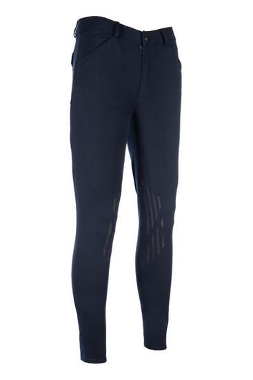 Pantalon d'équitation pour hommes James, protège-genoux en silicone