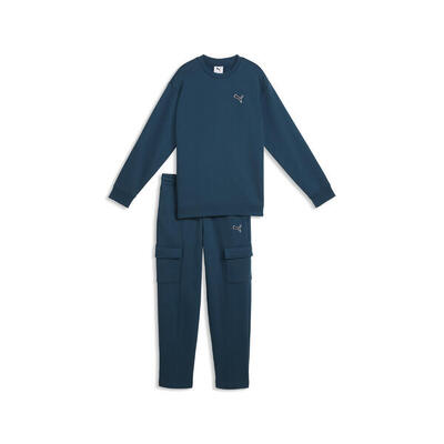 Essentials elevated relaxt trainingspak voor jongeren puma
