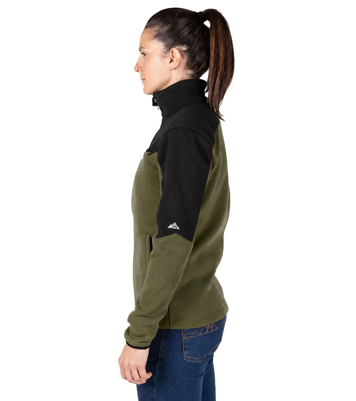 Casaco Polar de Montanha Tipo Blusão Respirável Ursus Mulher Verde 4/5