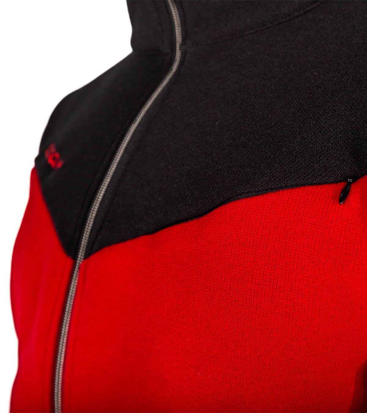 Casaco Polar de Montanha Tipo Blusão Respirável Ursus Homem Vermelho 4/5