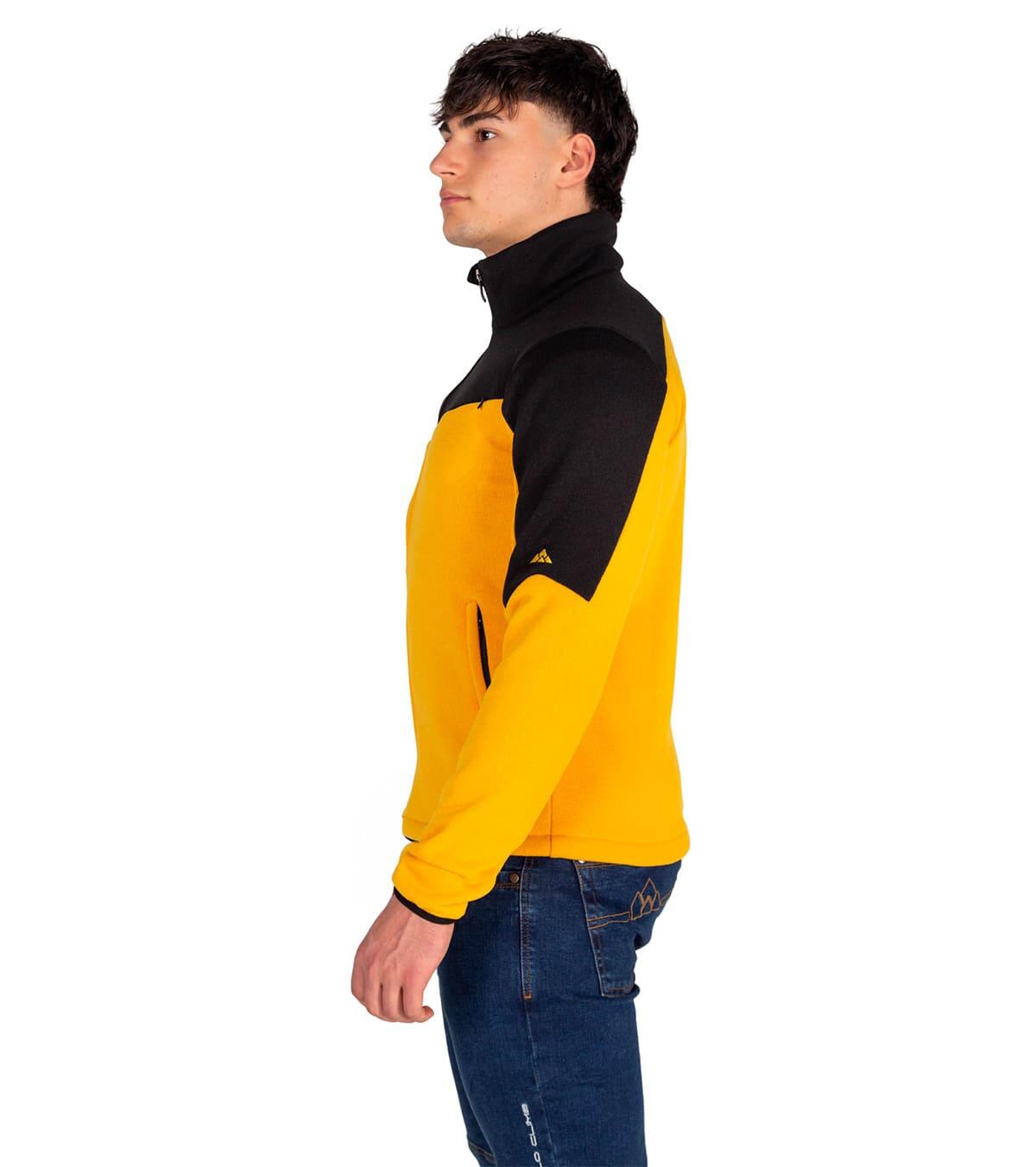 Casaco Polar de Montanha Tipo Blusão Respirável Ursus Homem Amarelo 2/5