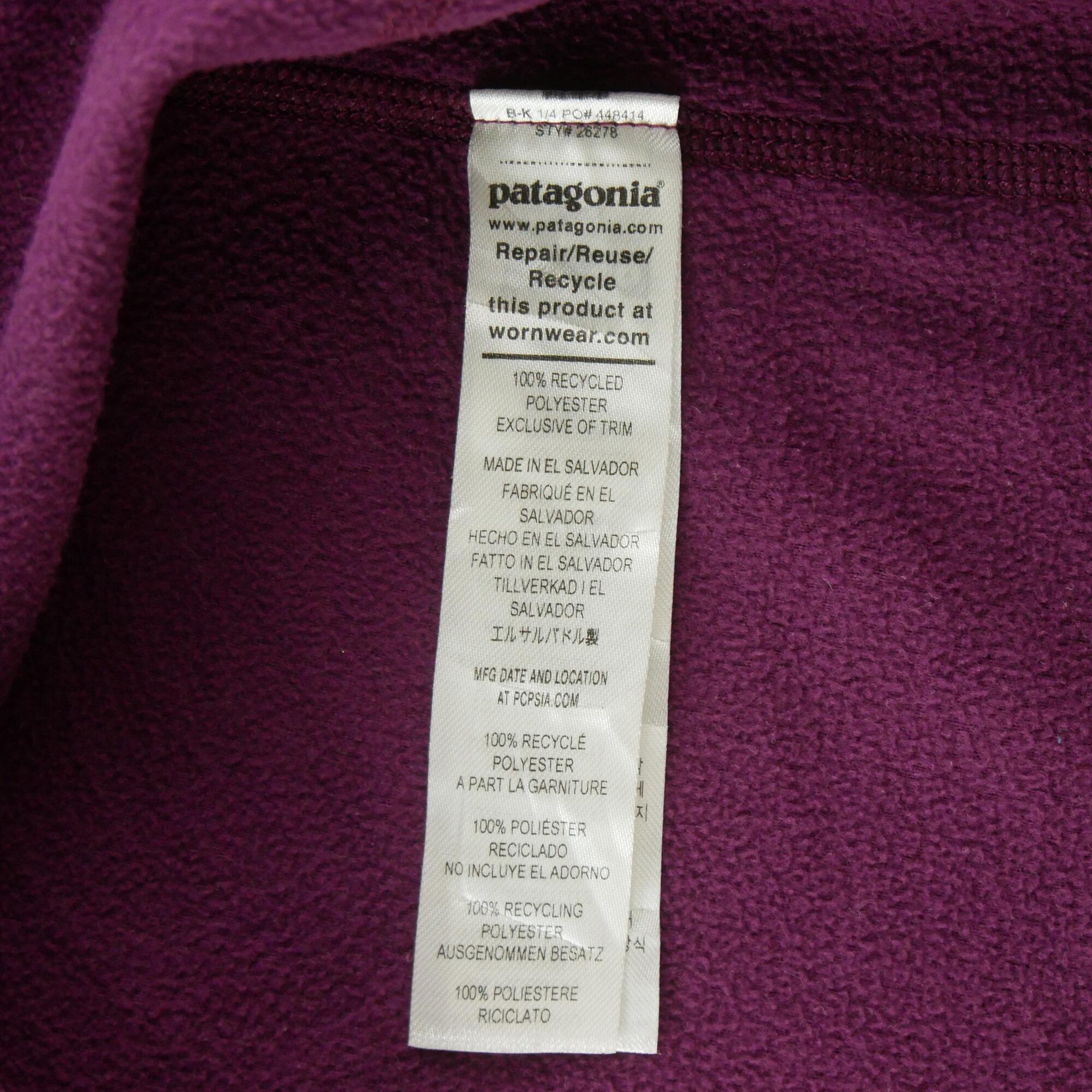 Second hand - Pile donna Patagonia viola - Stato eccellente 7/7