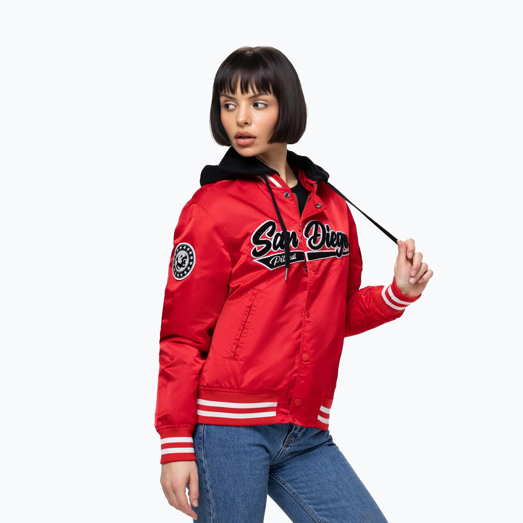 Kurtka damska Pitbull Angela San Diego Hooded Varsity 5/7