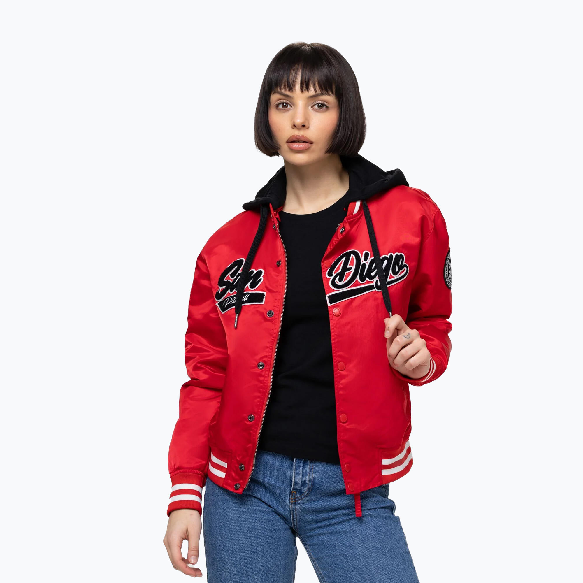 Kurtka damska Pitbull Angela San Diego Hooded Varsity 4/7