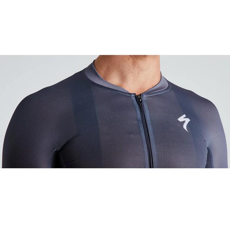 Tricou ciclism maneca scurta pentru barbati SL R SS Jersey - gri antracit