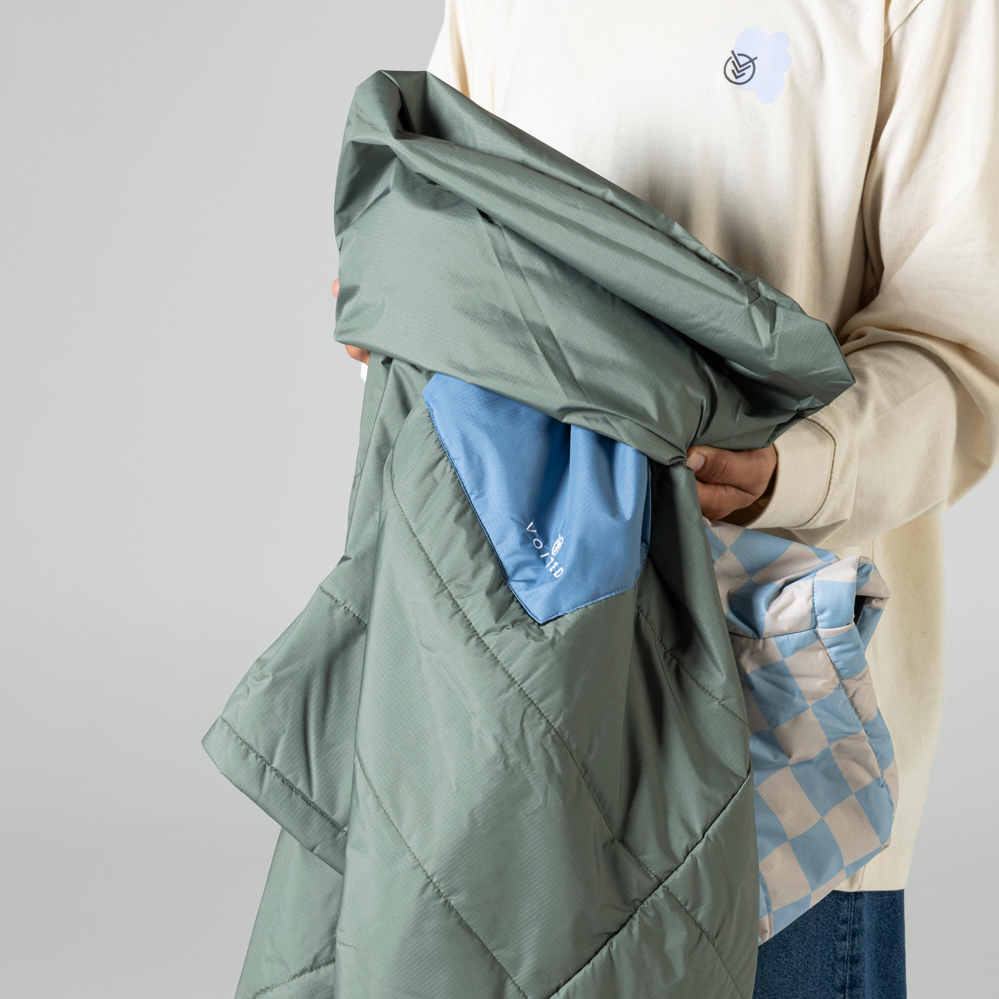 VOITED Outdoor Poncho 3.0 Blue Dancer 3/5