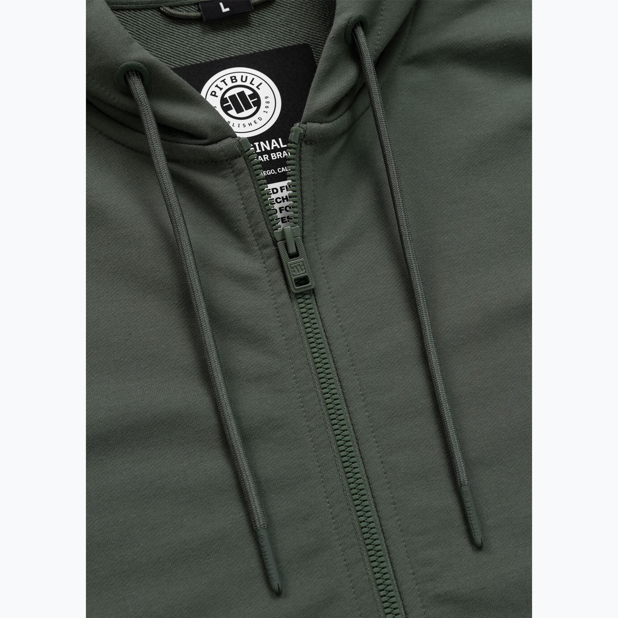 Bluza męska Pitbull Nugget Small Logo Hooded Zip 7/7