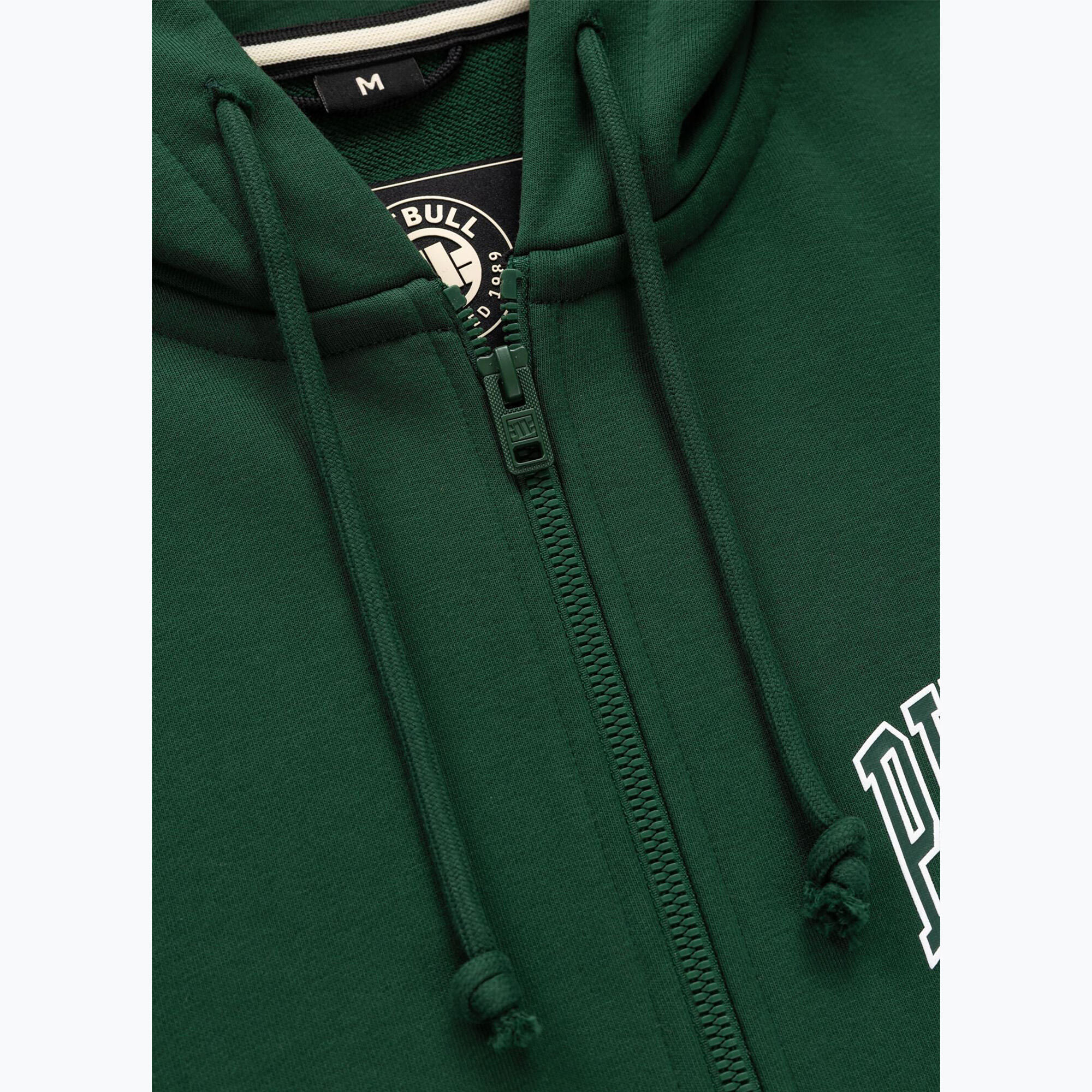 Felpa da uomo Pitbull Badger con cappuccio e zip 7/7