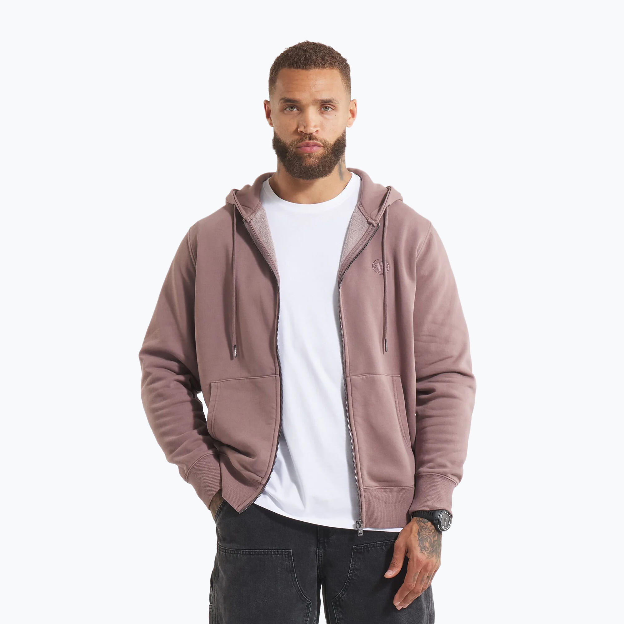 Herrenpullover Pitbull Lancaster 2 Kapuzen-Sweatshirt mit Reißverschluss 1/7