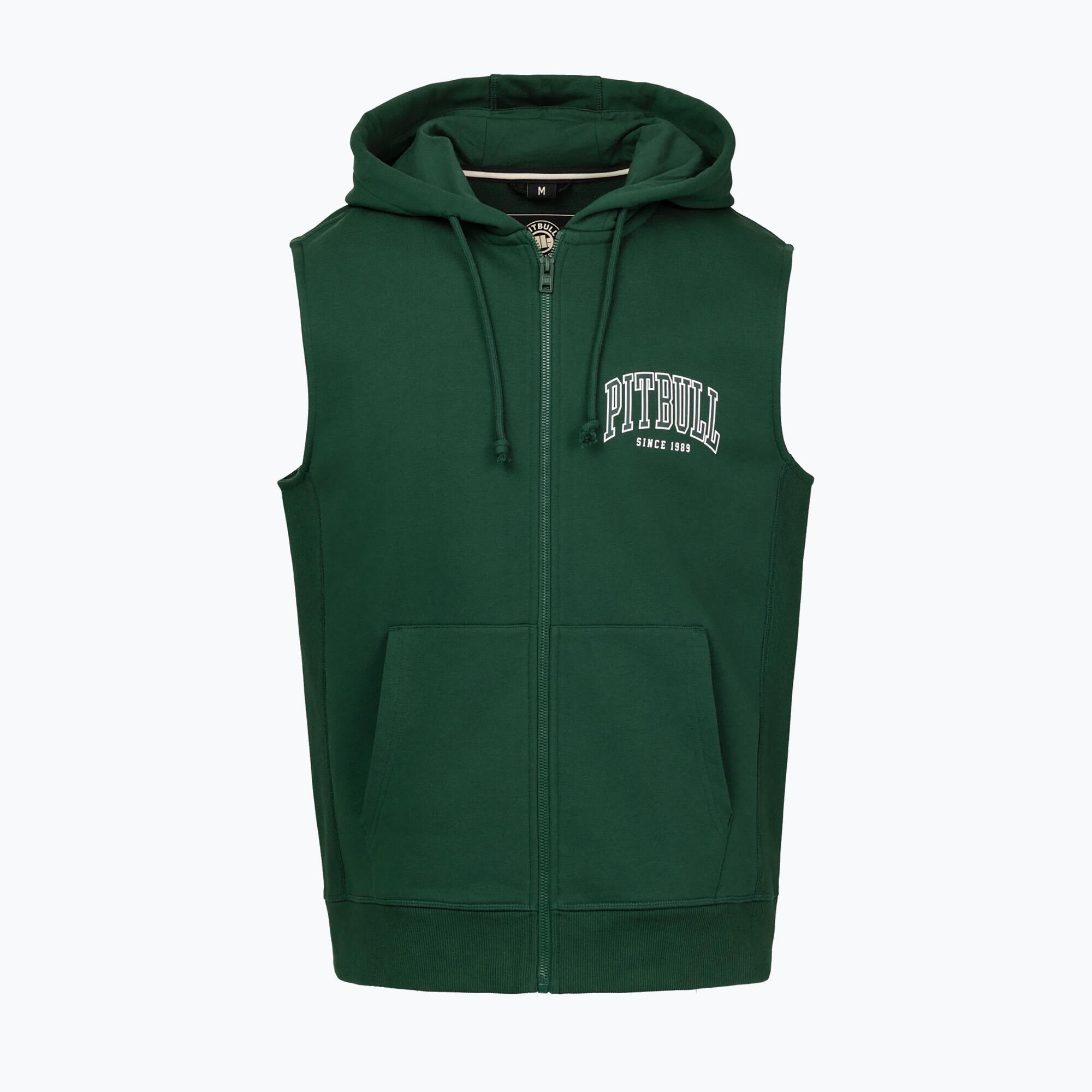 Felpa da uomo Pitbull Badger con cappuccio e zip 5/7