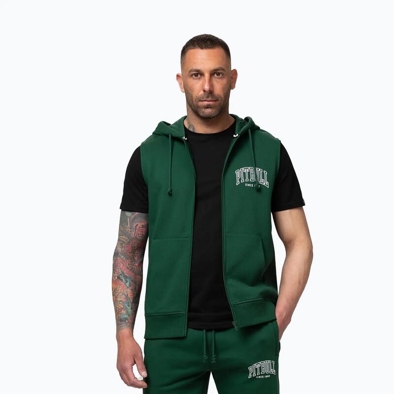 Hanorac bărbați Pitbull Badger Vestă cu glugă și fermoar