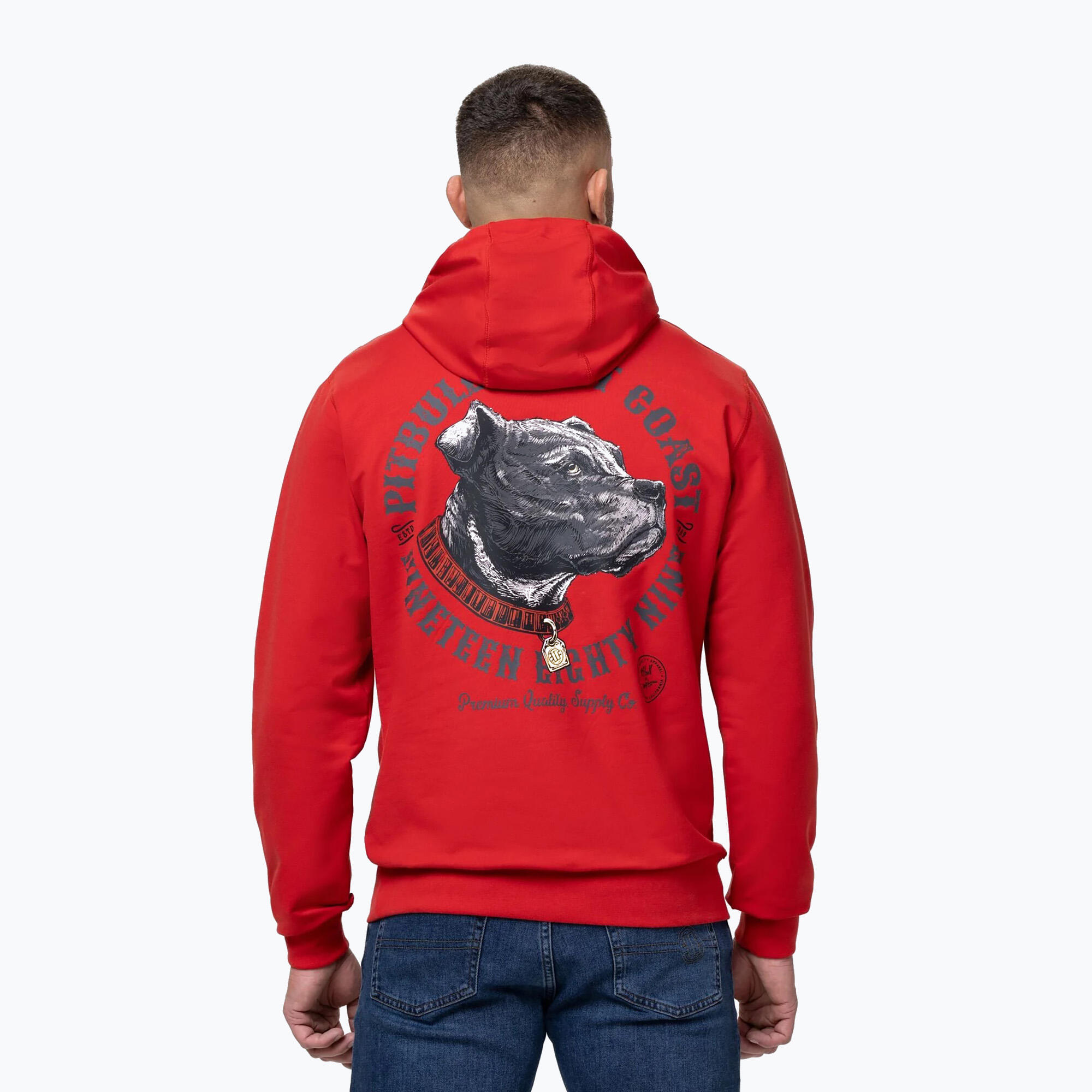 Bluza męska Pitbull Strenght & Respect Sweatshirt Hooded 3/7