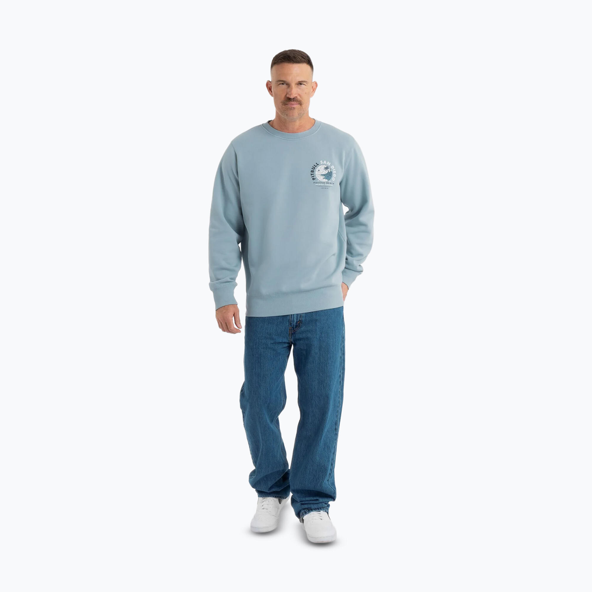 Bluza męska Pitbull Planet Surf Crewneck Sweatshirt 2/7