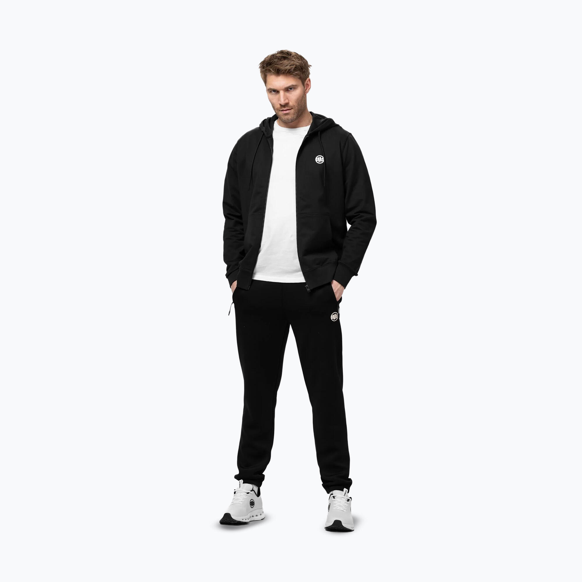 Bluza męska Pitbull Nugget Small Logo Hooded Zip 2/7
