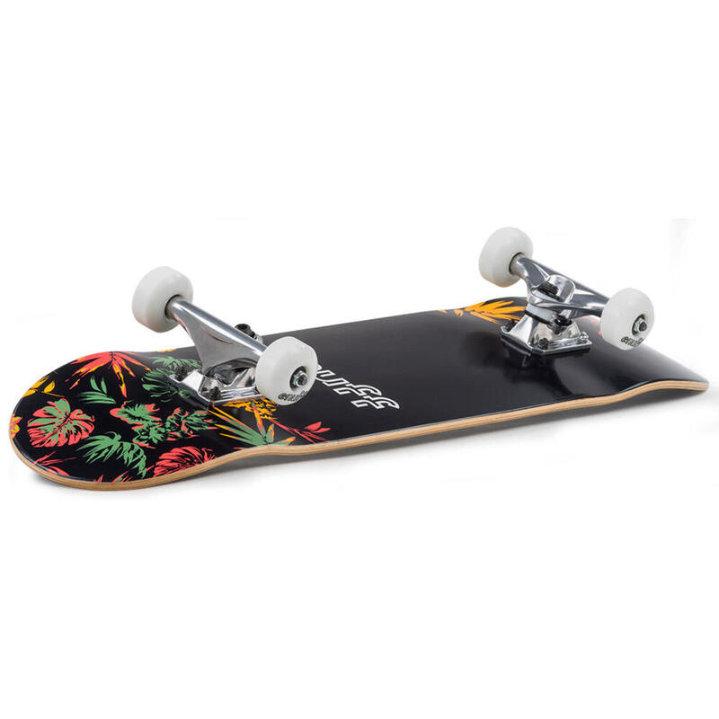 Skateboard Enuff Floral 7.75"x31.5" Zwart / Oranje