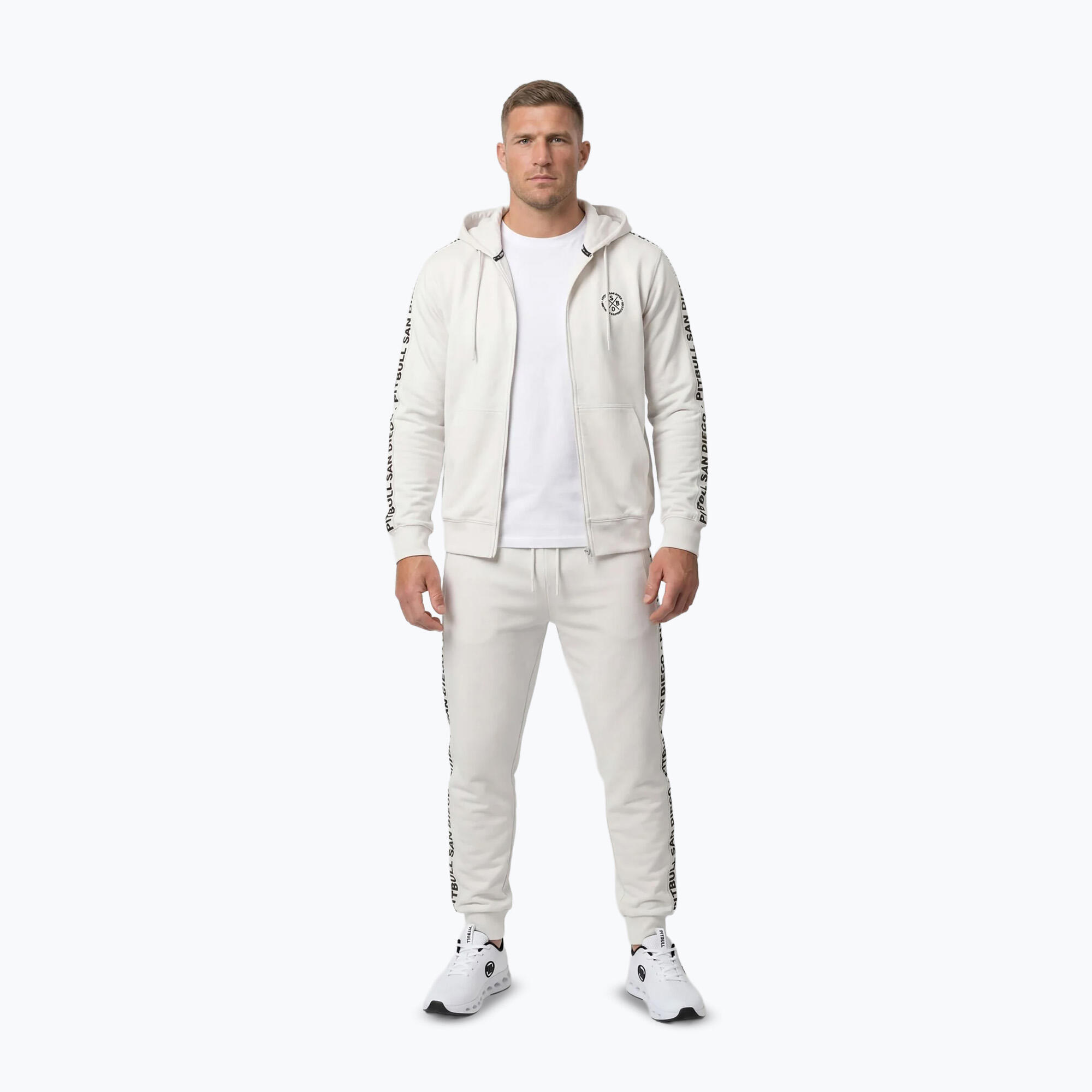 Casaco masculino Pitbull Tape Parker com capuz e zíper 2/7