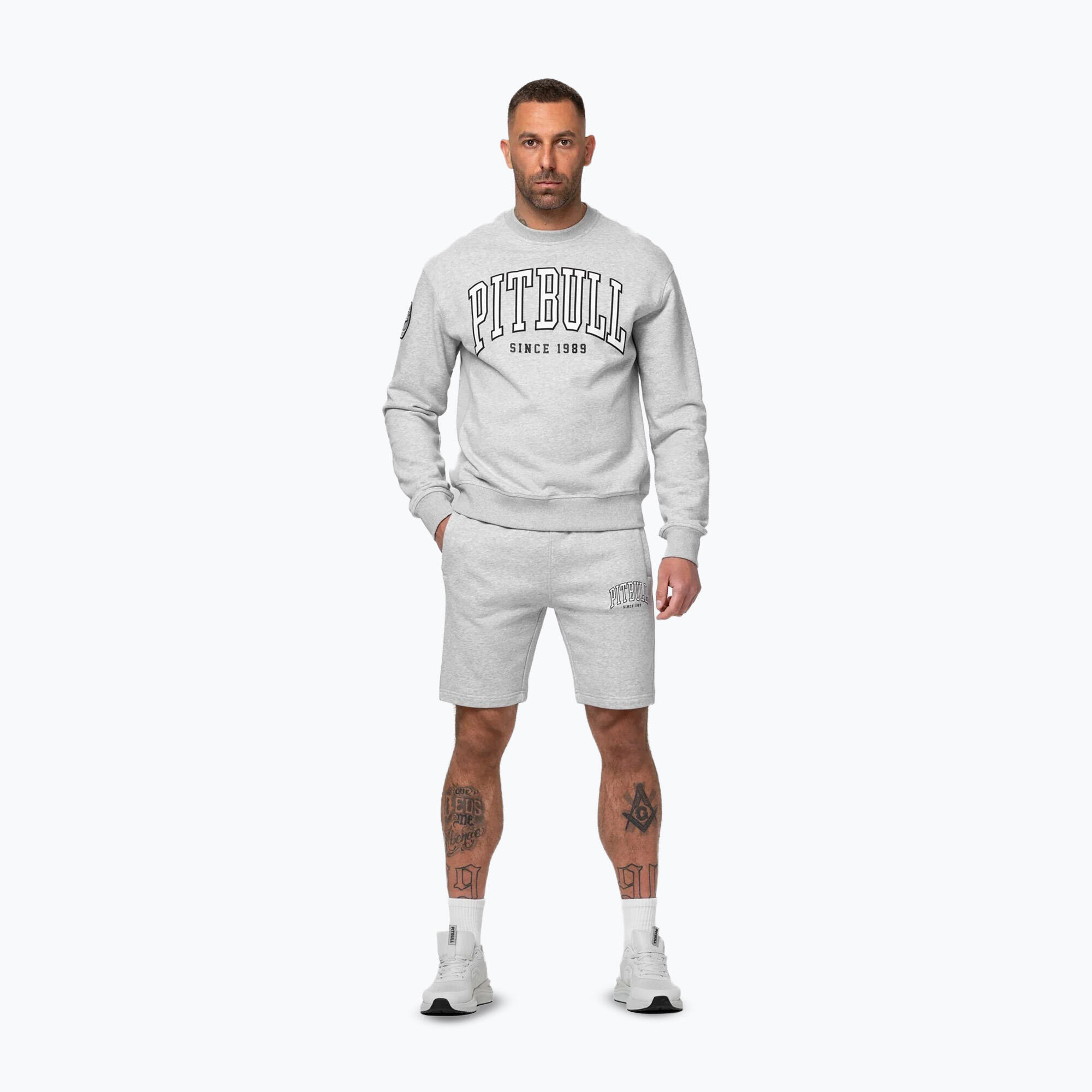 Felpa uomo Pitbull Badger Girocollo 2/7