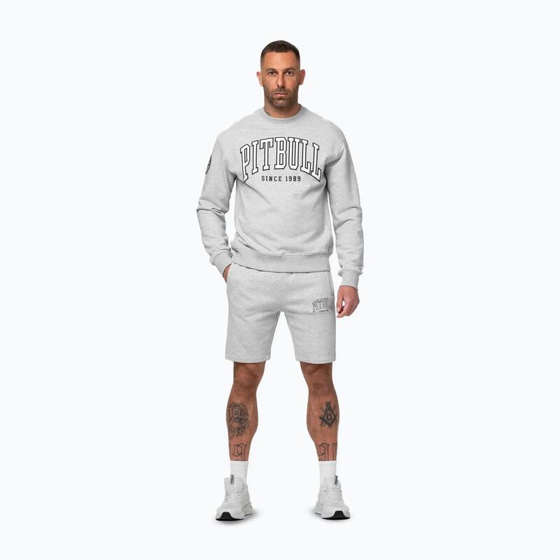 Bluza bărbătească Pitbull Badger cu guler rotund