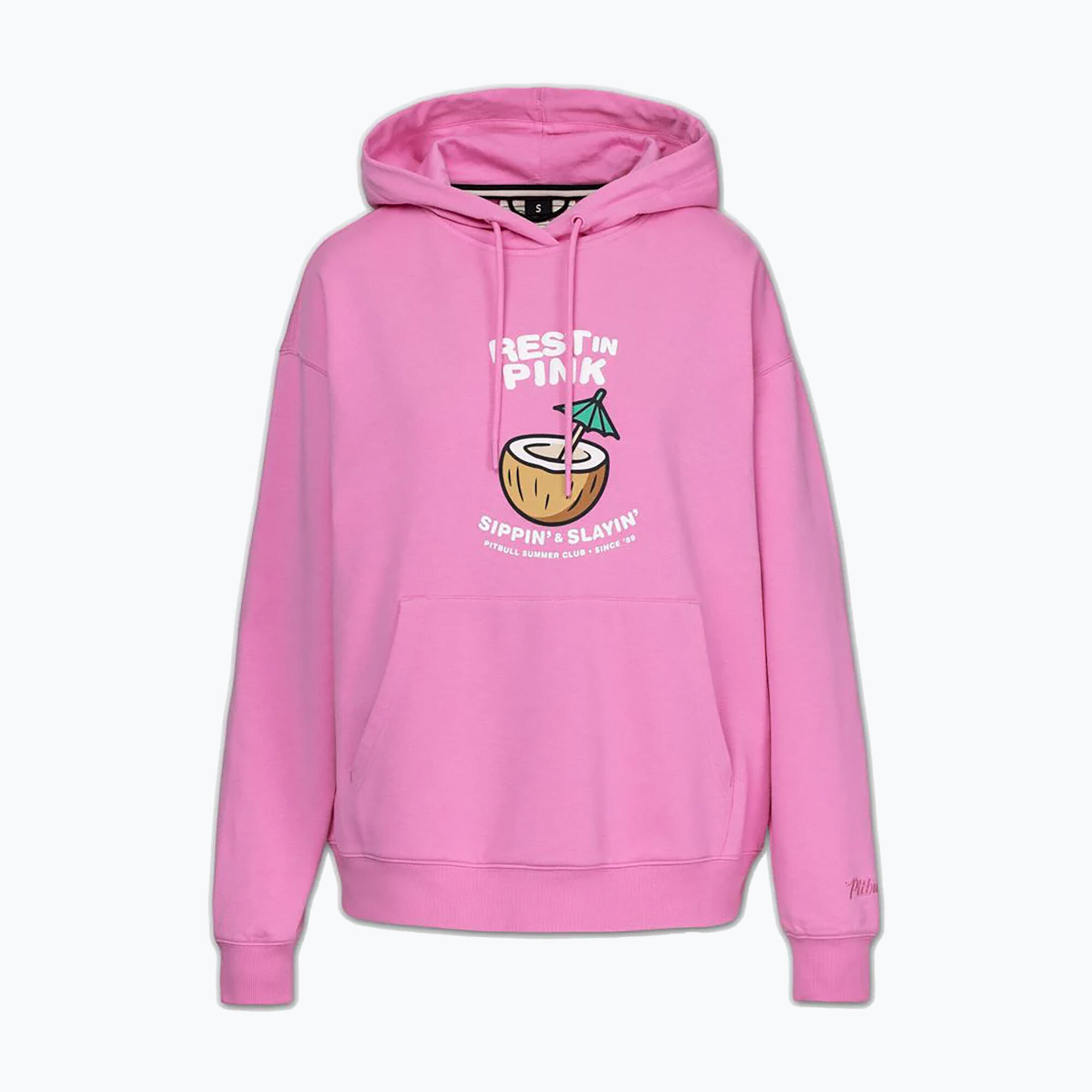 Bluza damska Pitbull Rest In Pink Hooded 4/7
