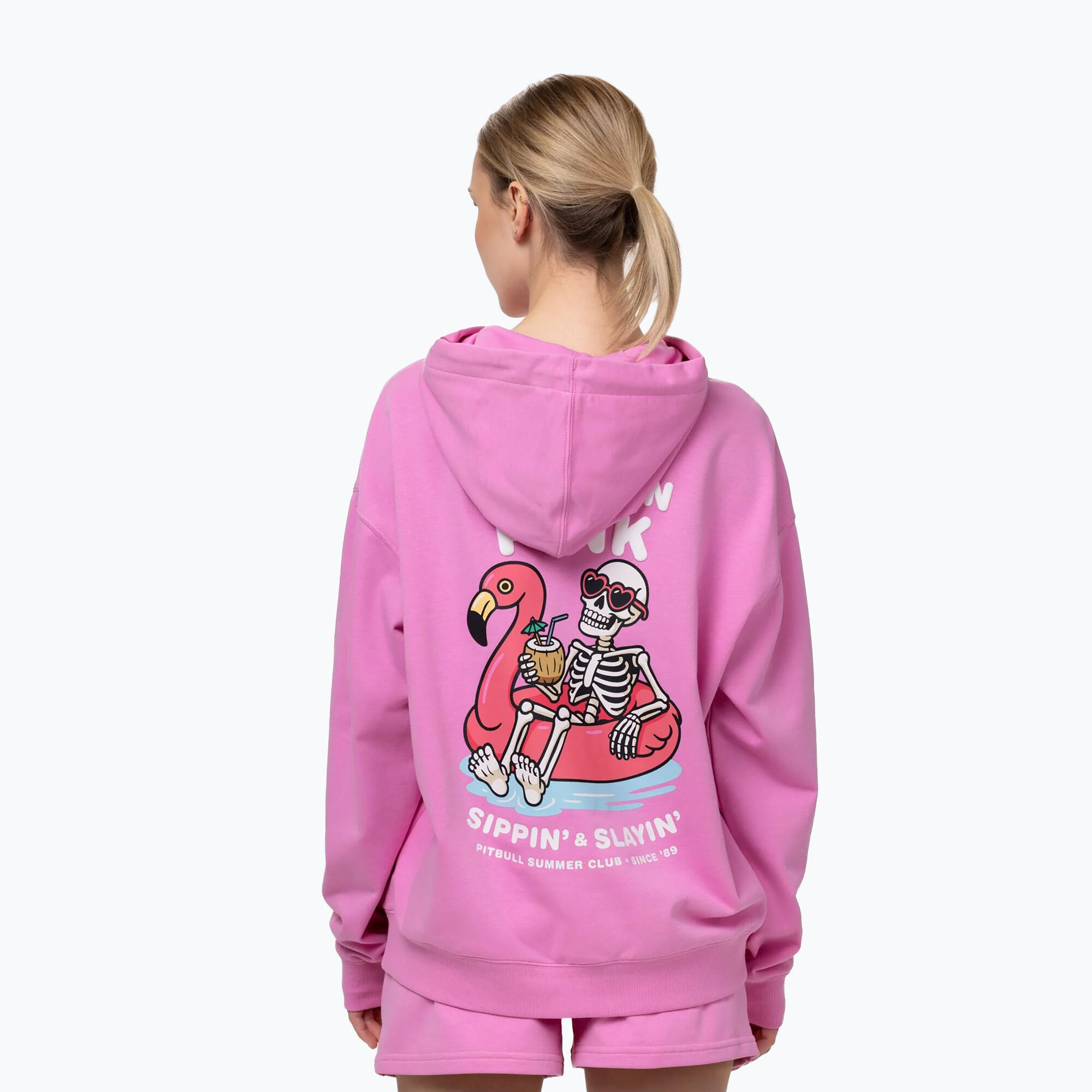 Bluza damska Pitbull Rest In Pink Hooded 3/7