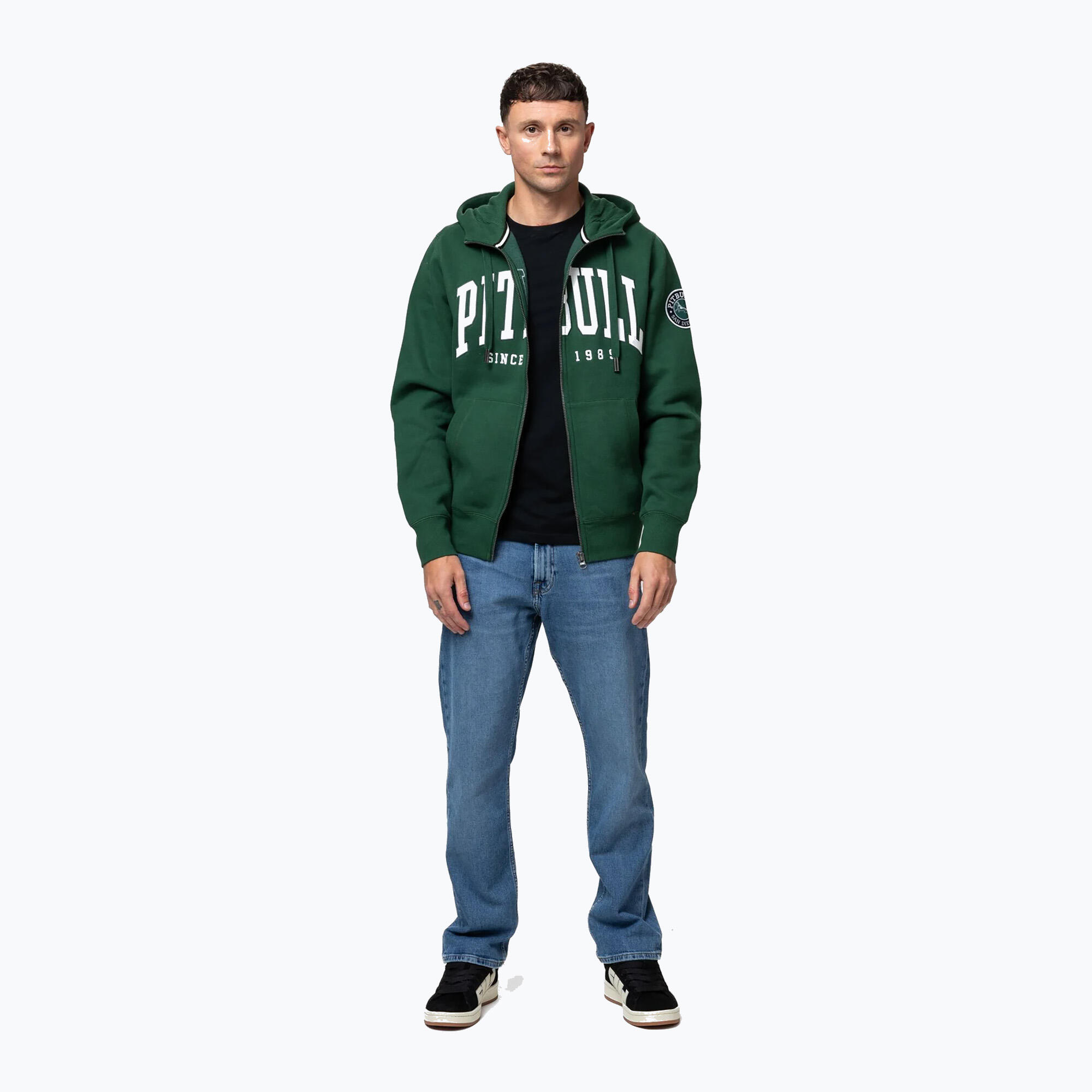 Herenhoodie Pitbull Norton met rits 2/7