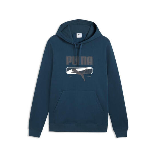 PUMA Sport Logo Play fleece hoodie voor heren PUMA
