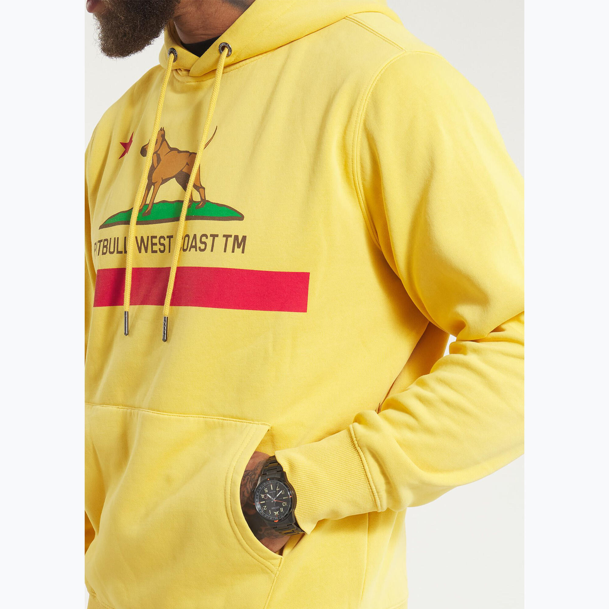 Bluza męska Pitbull California Flag Hooded Sweatshirt 4/7
