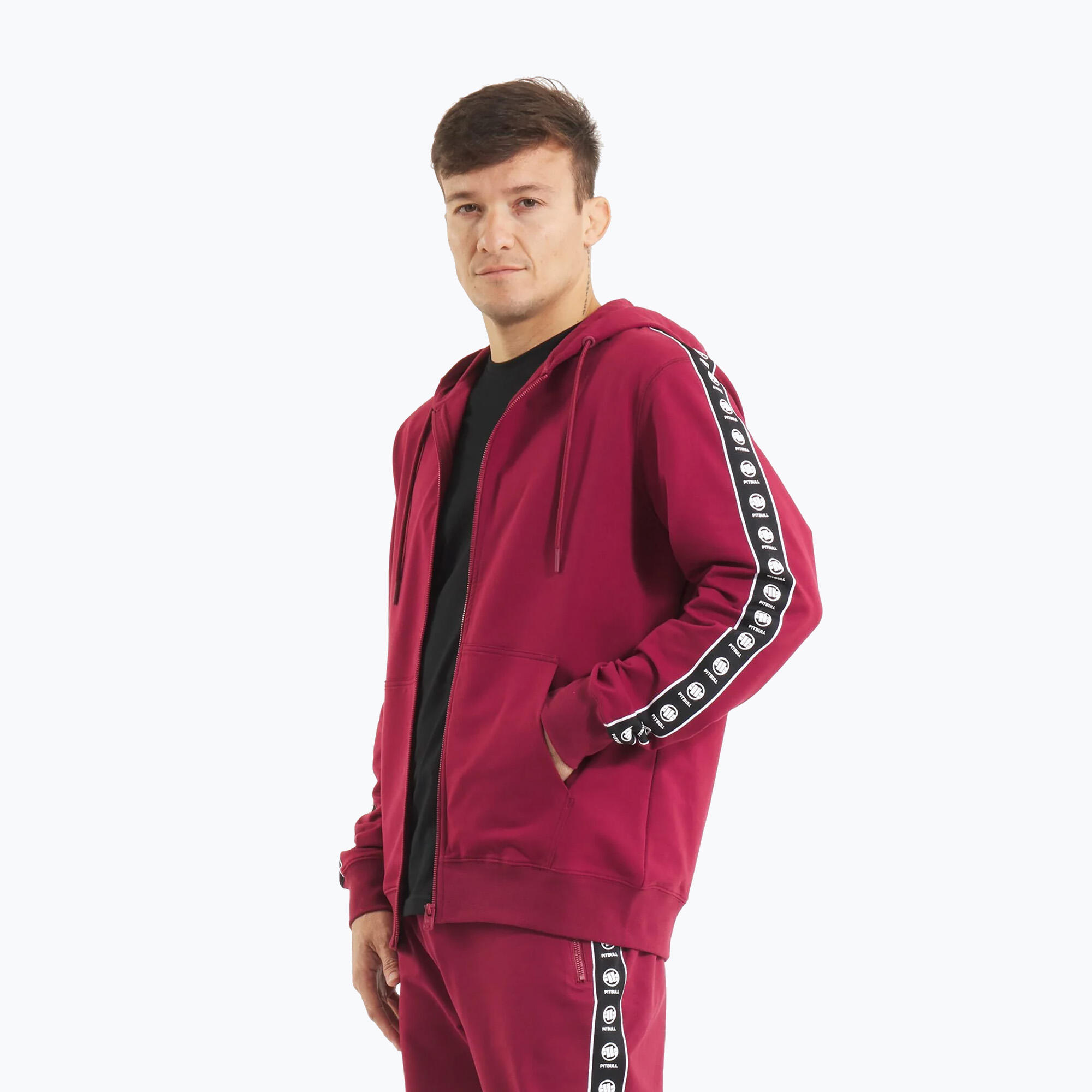 Bluza męska Pitbull Tape Nugget Hooded Zip Sweatshirt 3/7