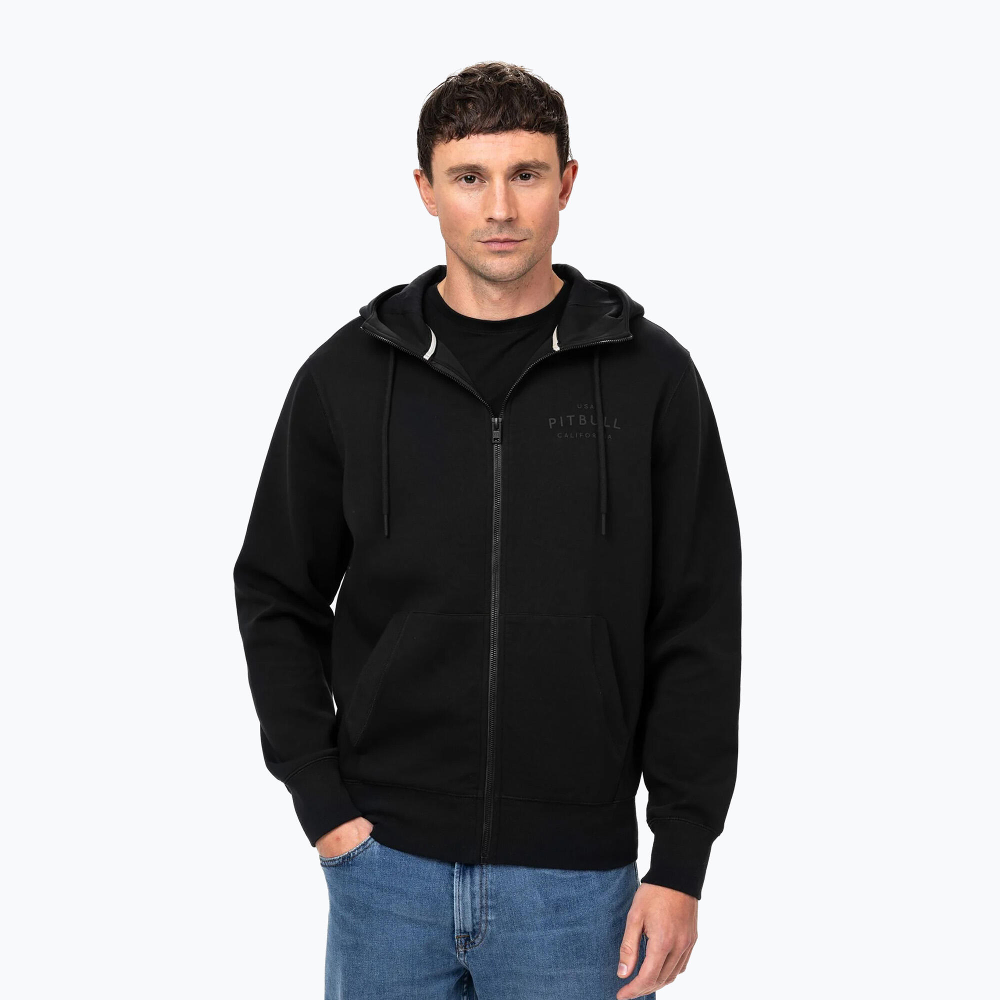 Herren Sweatshirt Pitbull Sampson mit Kapuze und Reißverschluss 1/7